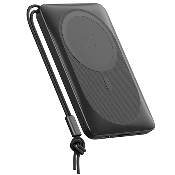 Pin sạc dự phòng không dây từ tính magensafe Rockspace P89 10000mAh hỗ trợ sạc nhanh 20W