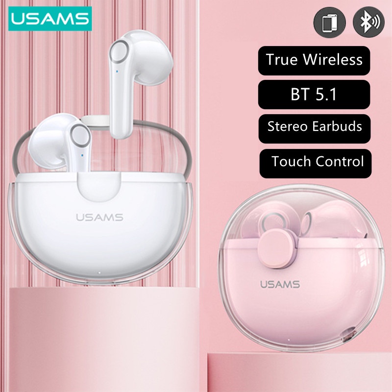 Usams Tai Nghe Bluetooth 5.1 Không Dây Chống Nước Kèm Mic
