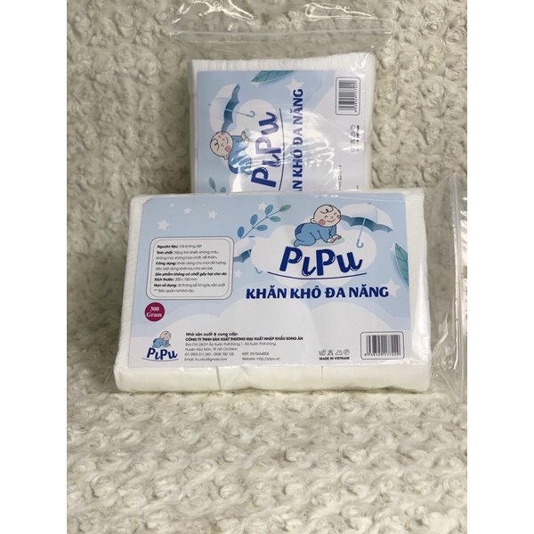 Khăn vải khô đa năng PiPu 300 miếng