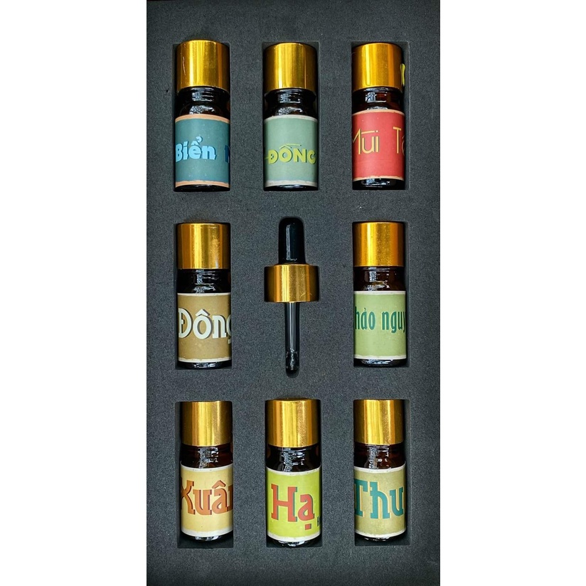 [CHÍNH HÃNG] Tinh dầu nguyên chất 100% HTX Sinh Dược nhà Thơm lau sàn, xông khử mùi, làm xà bông handmade 5ml