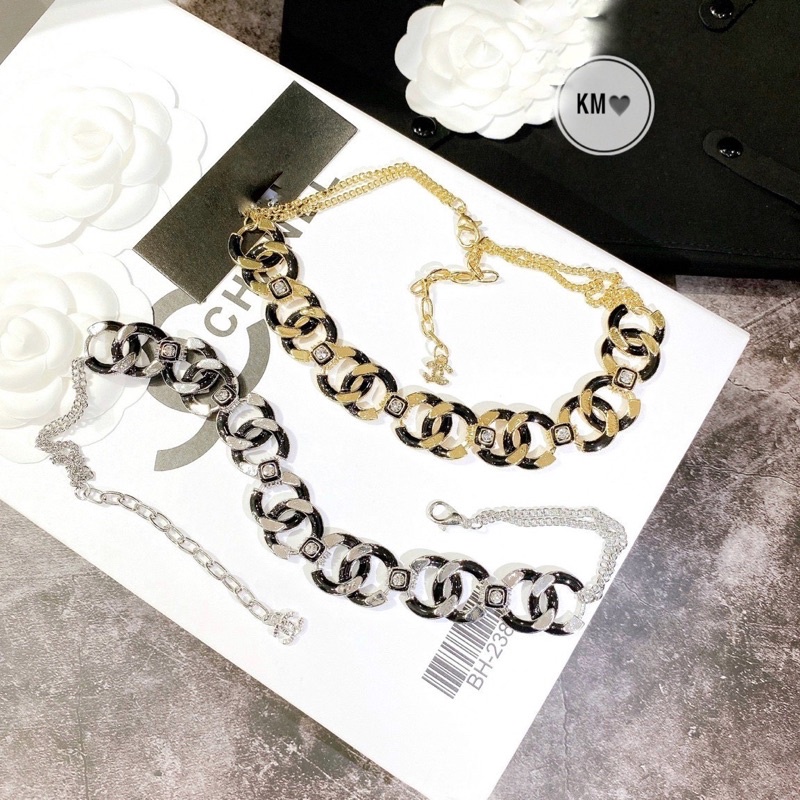 vòng cổ choker CC  thời trang nữ