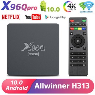 Android tv box x96q pro, new 2022, ram 2gb, android tv 10.0, có cổng quang optical
