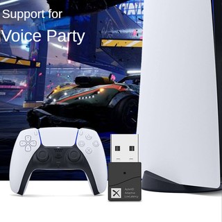 24Bit USB Bluetooth 5.2 Audio Transmitter AptX-Adaptive/LL/HD 40Ms Low Latency Multi-Point Wireless Adapter for Switch