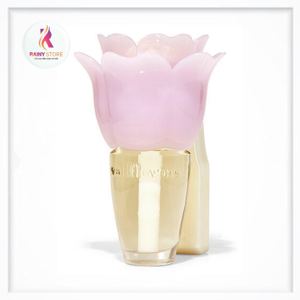 Đèn xông tinh dầu Bath & Body Works Pink Flower Nightlight Wallflowers Fragrance Plug điện 110V