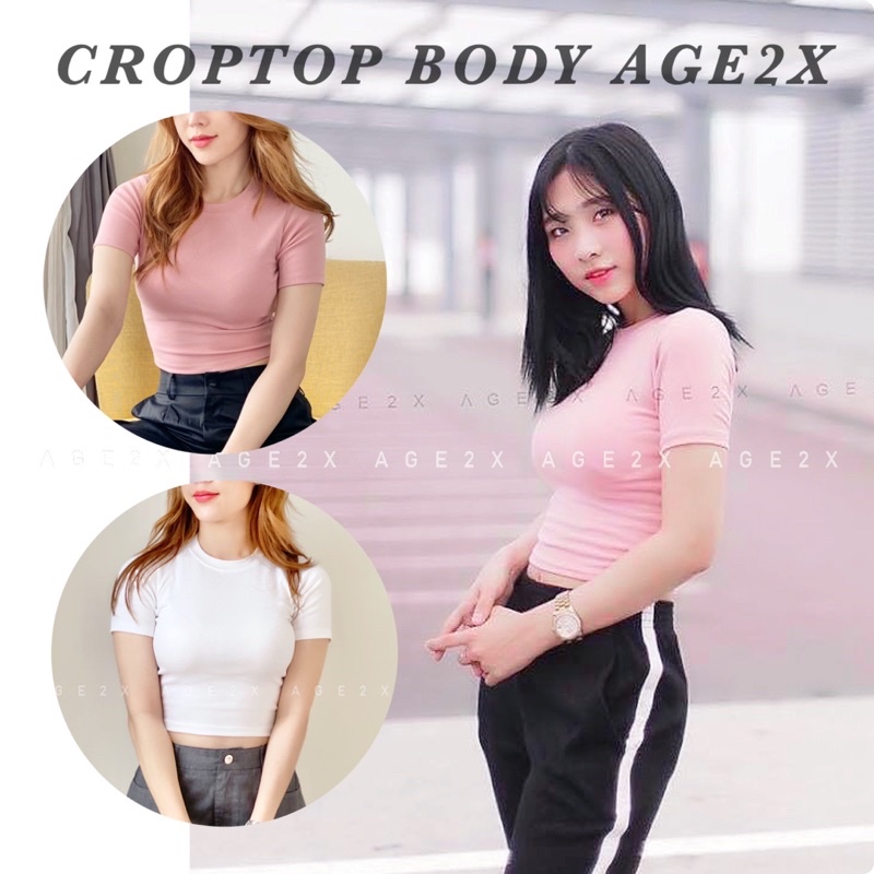Áo croptop Body Baby Tee  AGE2X chính hãng VNXK
