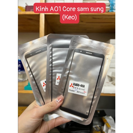 Kính ép A01 Core sam sung KEO