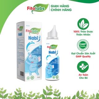 Xịt mũi thảo dược an toàn cho bé fitolabs nabi vệ sinh mũi hằng ngày giúp - ảnh sản phẩm 2