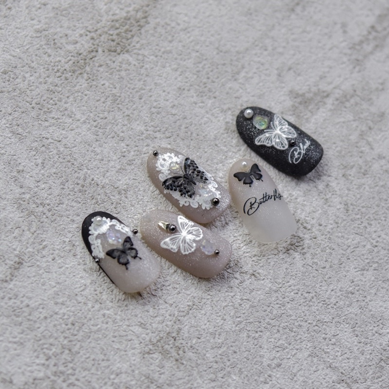 Sticker lụa 5d dán móng tay nail mẫu mới to2461