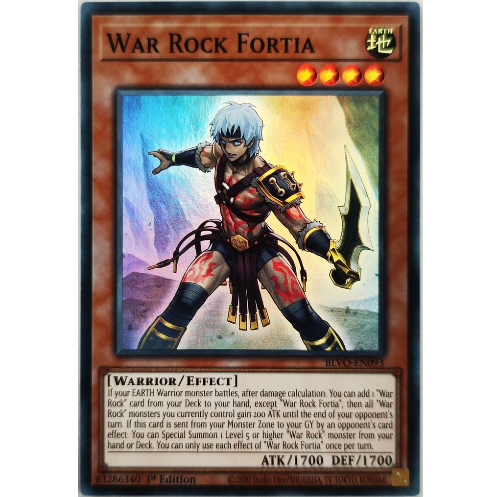 [Thẻ Yugioh] War Rock Fortia |EN| Super Rare