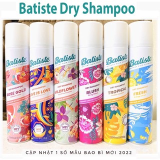 Dầu Gội Khô Batiste Dry Shampoo 200ml