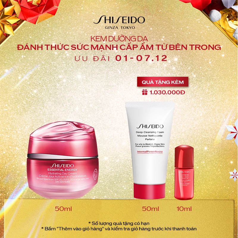 Kem dưỡng da ban ngày Shiseido Essential Energy Hydrating Day Cream 50ml