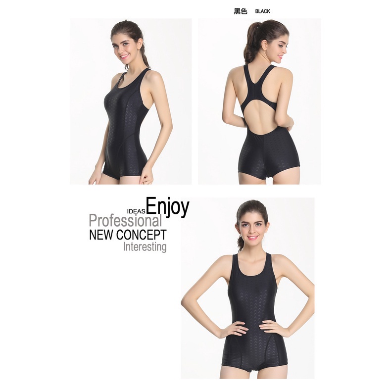 Bộ Đồ Bơi Một Mảnh Thể Thao Giả Da Cá Mập Khô Nhanh Chống Thấm Nước Chuyên Nghiệp