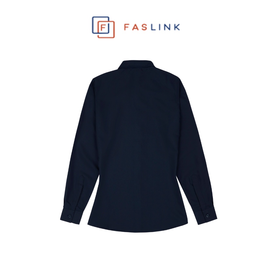 Áo Sơ Mi Nữ Basic vải modal siêu mát Faslink - Màu Xanh Navy