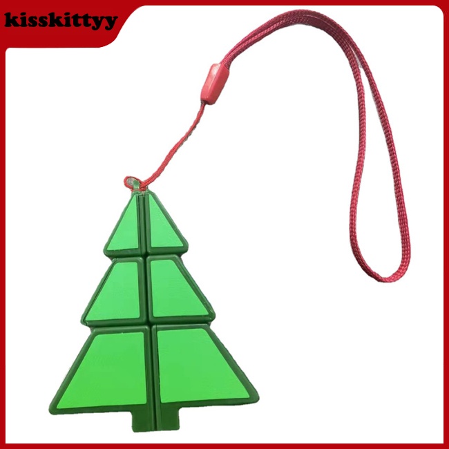 Khối Rubik Hình Cây Thông Noel Bằng Nhựa Vui Nhộn Cho Bé