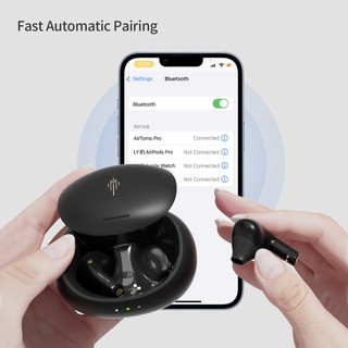 Tai nghe bluetooth airtoms pro gaming low latency enc tws