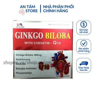 Viên uống bổ não Ginkgo Biloba 360 (Hộp 100 viên) Giúp bổ sung dưỡng chất cho não, tăng cường lưu thông máu
