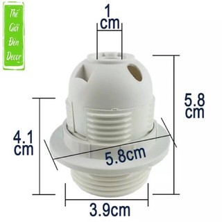 Đui đèn E27 dùng cho đèn thả, đèn trang trí LK101