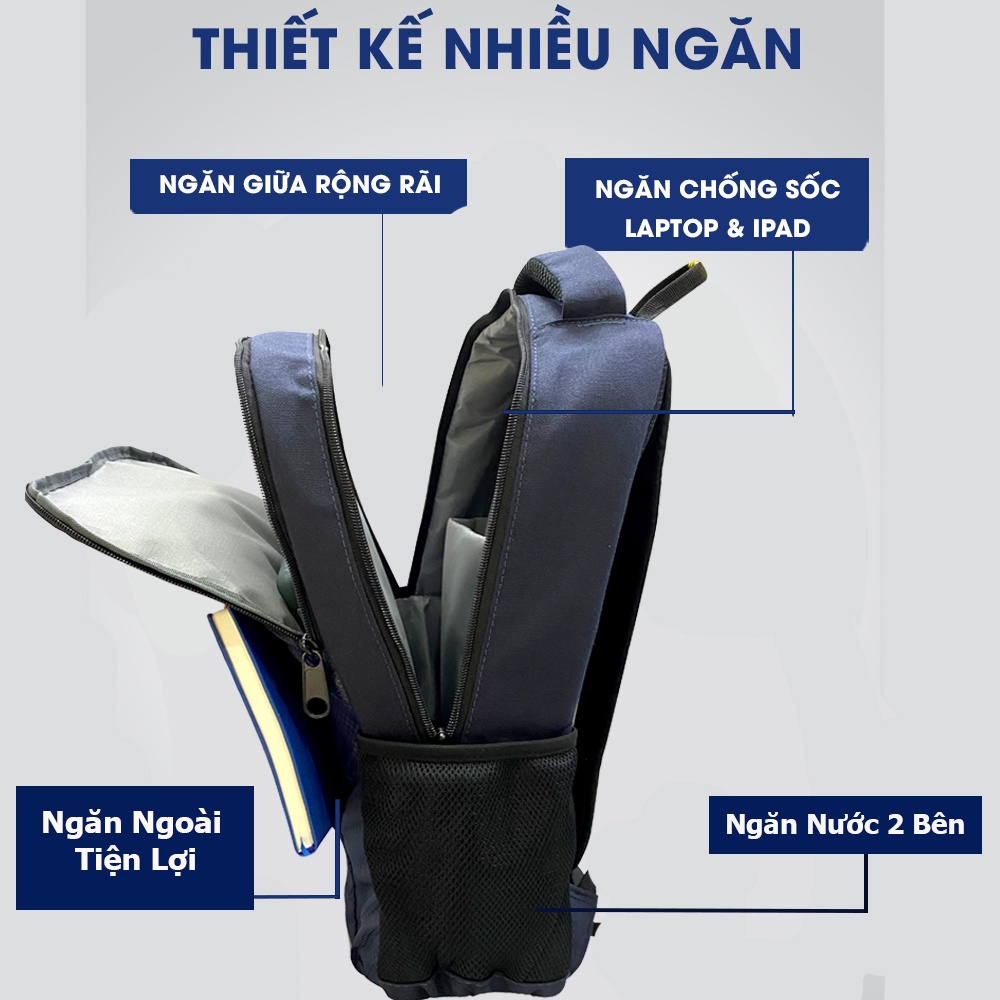 Balo Phối Vải Caro công sở, đi làm, đựng laptop, máy tính 13 inch,14 inch, 15.6 inch, chống sốc dành cho người đi làm