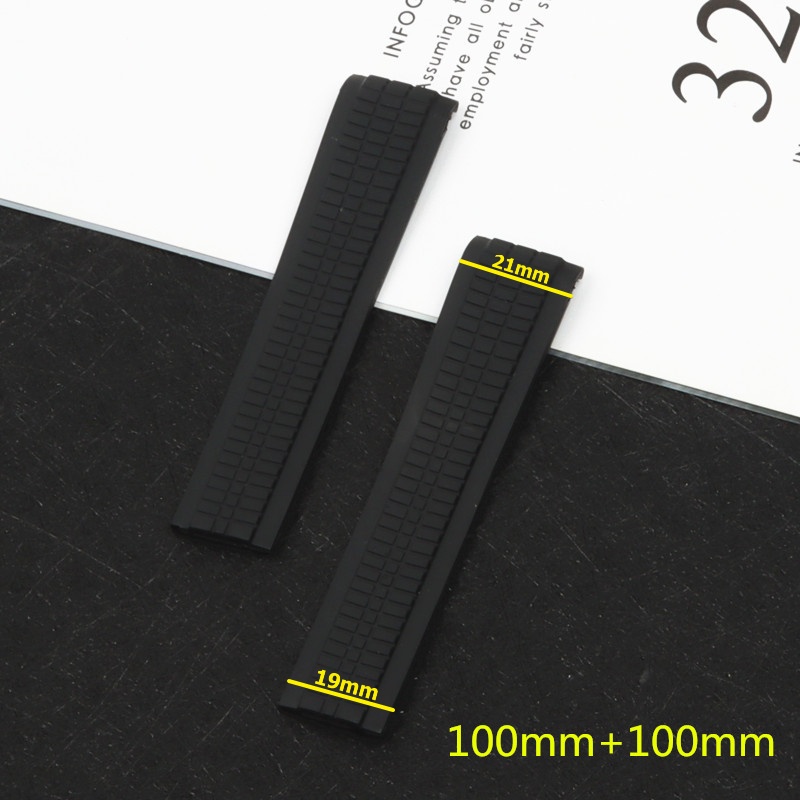 Dây Đeo Cao Su Silicone 21mm Cho Đồng Hồ Patek Aquanaut Philippe 5164a 5167a-001