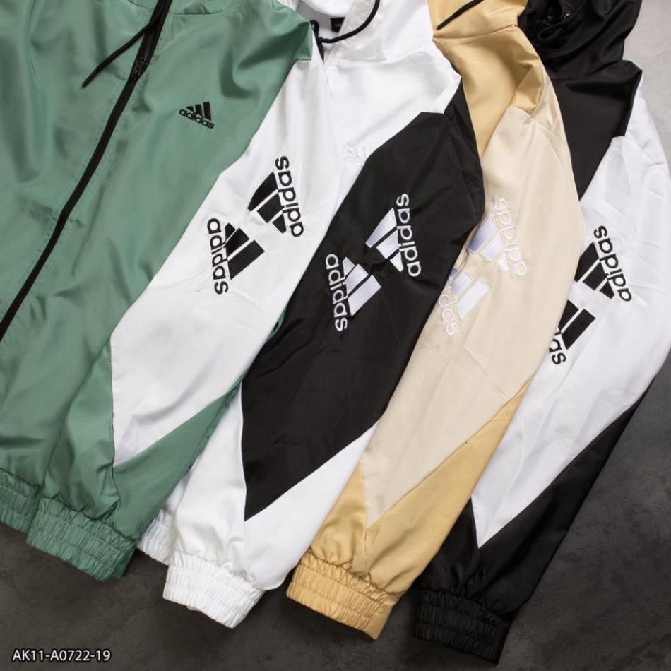Áo khoác vải gió 2 lớp adidas phối màu đep AK11 - thời trang nam vnxk SP5