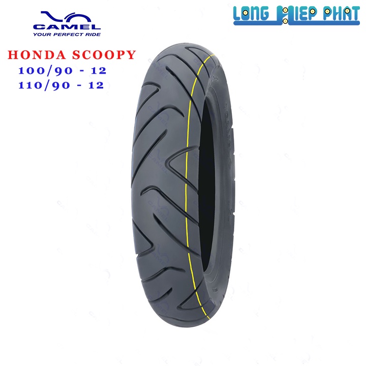 VỎ (LỐP) XE HONDA SCOOPY_CAMEL THÁI LAN_100/90-12 VÀ 110/9012