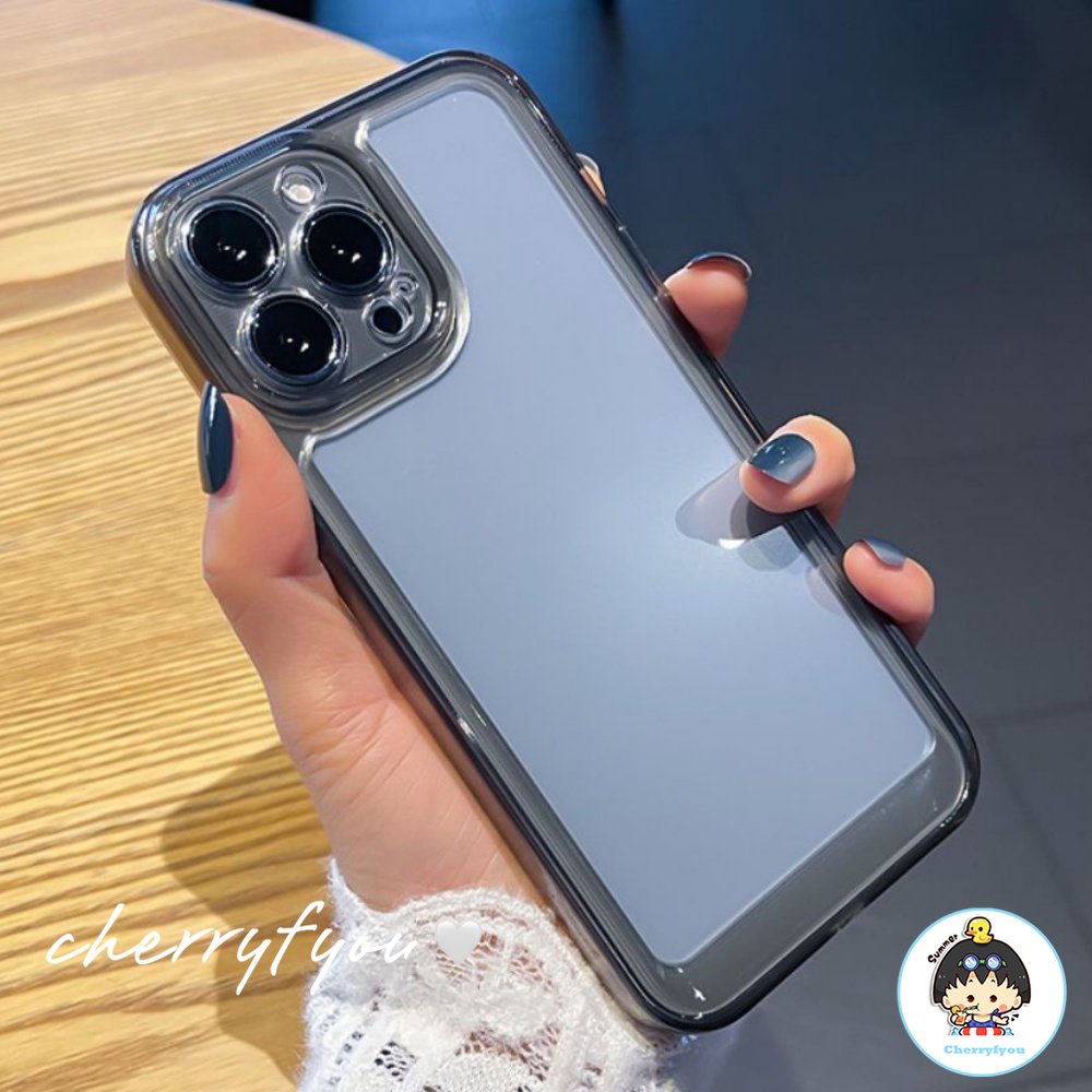Ốp Điện Thoại TPU Mềm Trong Suốt Chống Sốc Chống Dấu Vân Tay Cho IPhone 14 13 12 11 Pro Max X XR 8 7 Plus