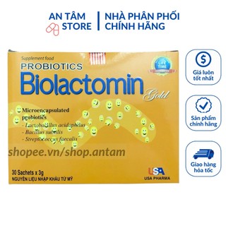 Cốm vi sinh Biolactomin Gold  CÂN BẰNG HỆ TIÊU HÓA ĐƯỜNG RUỘT  CHỐNG TÁO BÓN  KÍCH THÍCH ĂN NGON