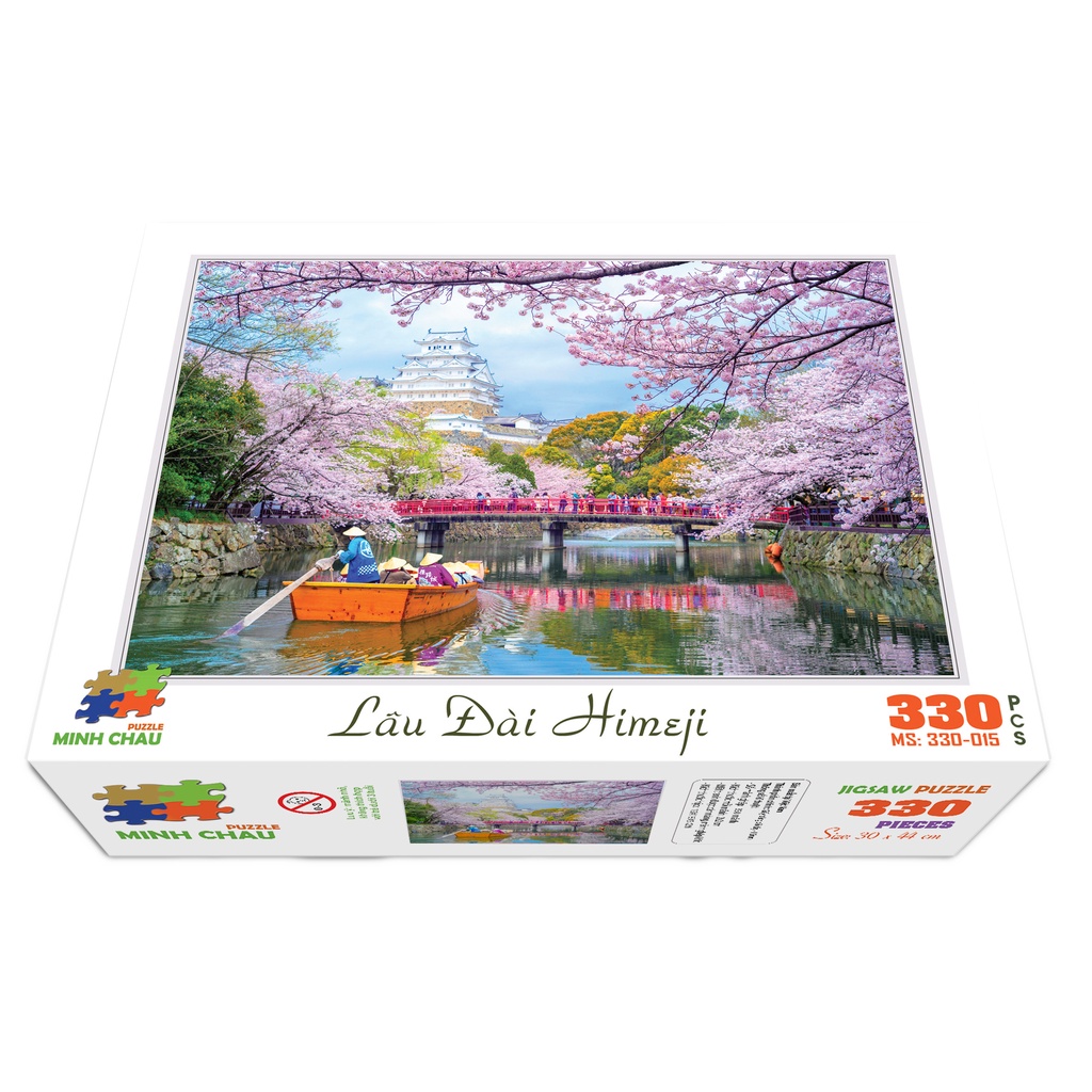 Bộ ghép hình hộp 330 mảnh - Lâu Đài Himeji 30x44cm