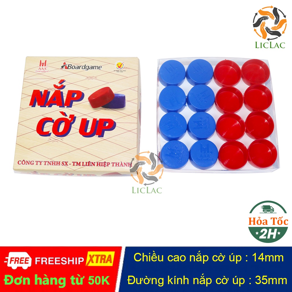 Bộ 32 nắp chơi cờ úp (loại Lớn 35mm) Liên Hiệp Thành hàng Việt Nam Cao Cấp - Home Baby