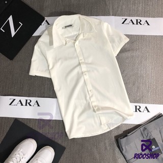 [XẢ KHO] Áo sơ mi nam trơn tay ngắn cao cấp nhiều màu cực đẹp RSM034