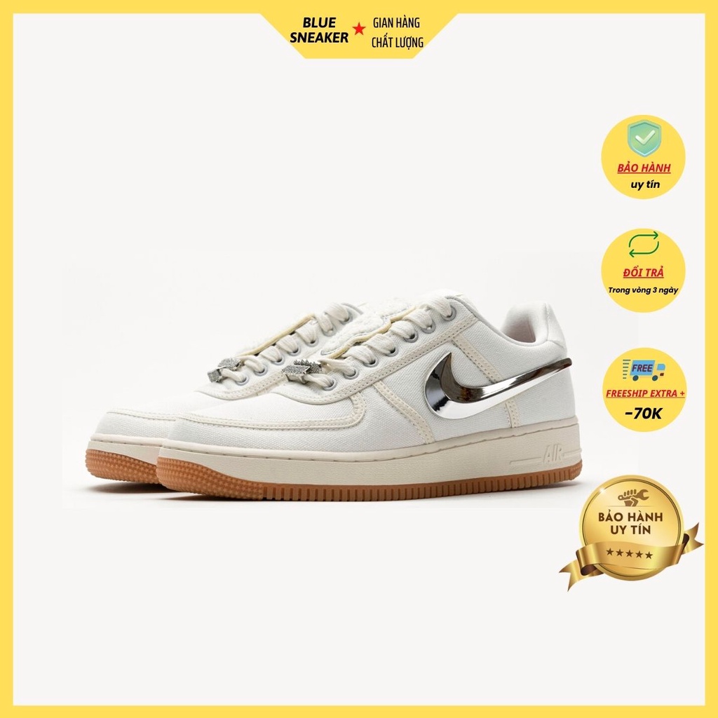Giày sneaker nam nữ af1 travis scott đầy đủ phụ kiện (tặng vớ+freeship+fullbox)