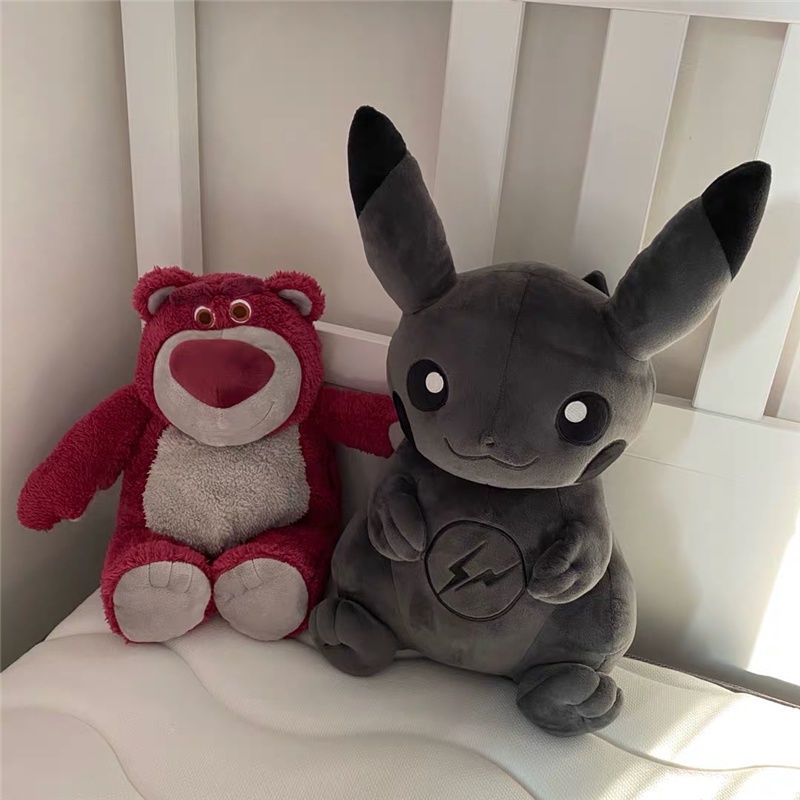 Pikachu Nhồi Bông Màu Đen Dễ Thương Dùng Làm Quà Tặng