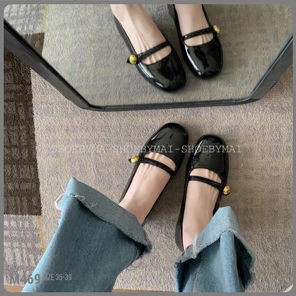 Giày nữ tiểu thư marry jane xinh mũi tròn M469