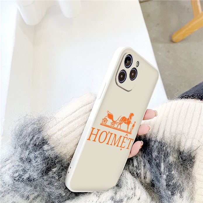 Ốp iphone bảo vệ cam cạnh vuông Hơi mệt độc đáo cho 6/6splus/7/7plus/8/8plus/x/xr/xs/11/12/13/14/pro/max/plus/