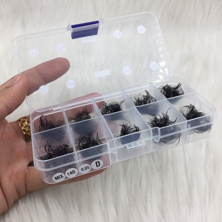 Mi FAN 14D C - D 005 MIX SIZE (9-15)mm (1000fan)_dụng cụ nối mi_huyhoangmi