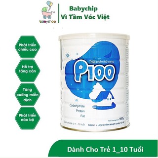 Sữa bột p100 900g giúp trẻ tăng cân hiệu quả