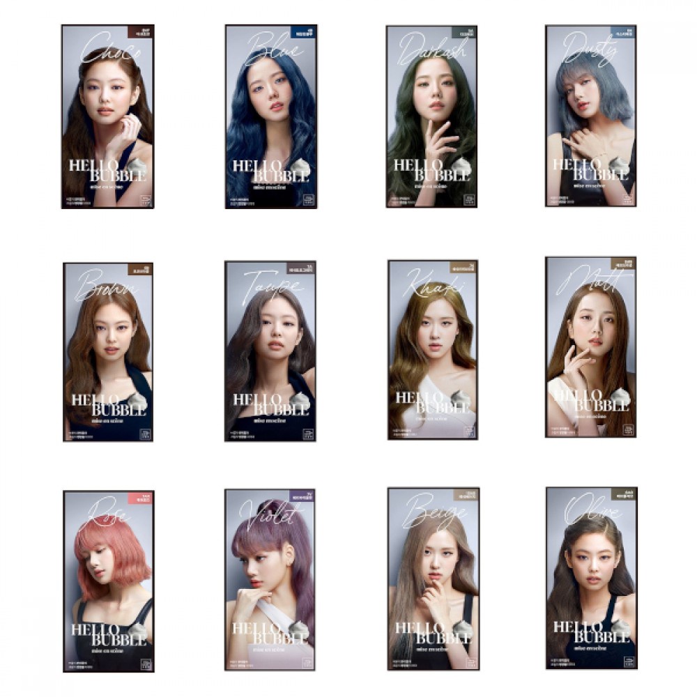 Nâng Tông Dạng Bọt Primer Hello Bubble Foam Mise En Scene  Black Pink
