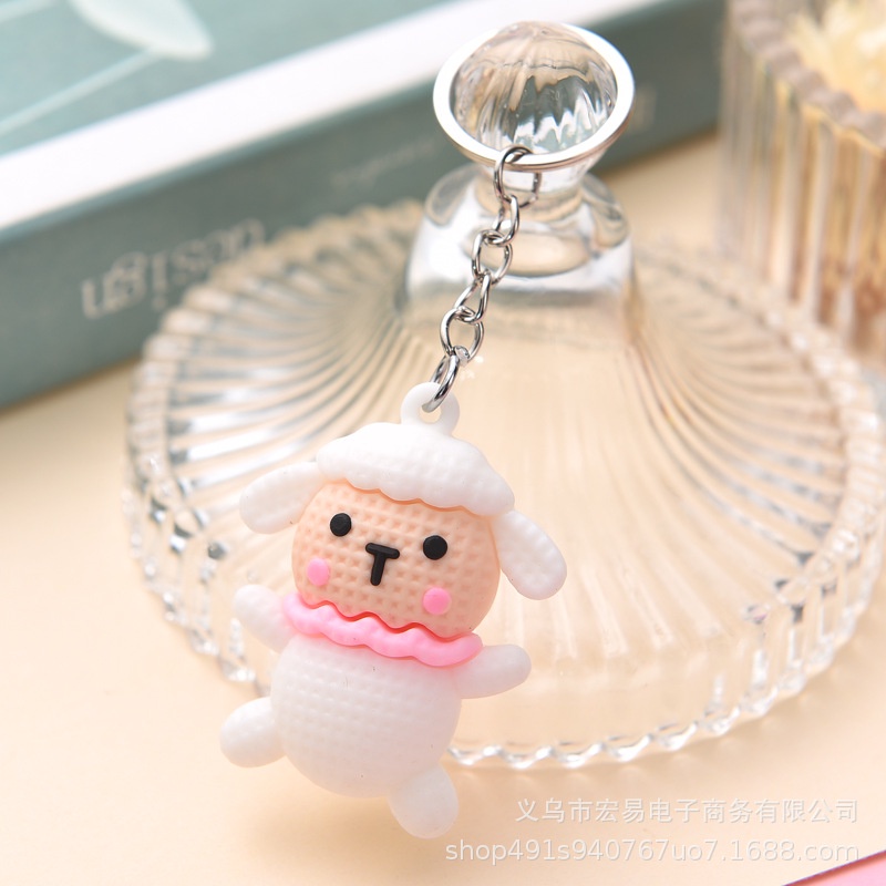 Móc khóa thú cưng dạng thú nhồi bông