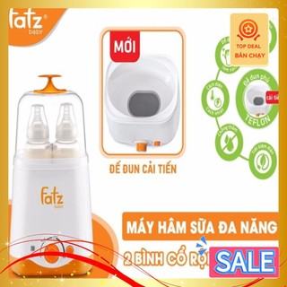 {Bh 12th} MÁY HÂM VÀ TIỆT TRÙNG ĐA NĂNG 2 BÌNH CỔ RỘNG FATZBABY FB3012SL