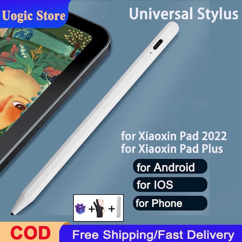 Bút Cảm Ứng Hoạt Động Cho XiaoXin Pad Pro 2022, Cho Pad Plus, P11 Plus, Có Thể Sạc Lại Được, Tương Thích Với Tất Cả Các Thiết Bị Cảm Ứng, Thông Dụng Cho Máy Tính