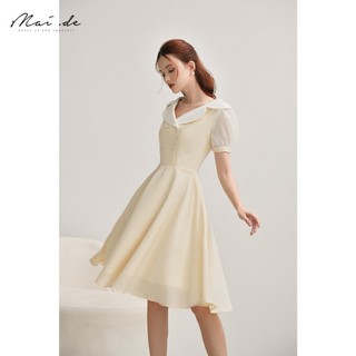MAIDE Đầm xòe thiết kế tay phồng thanh lịch CIRI DRESS