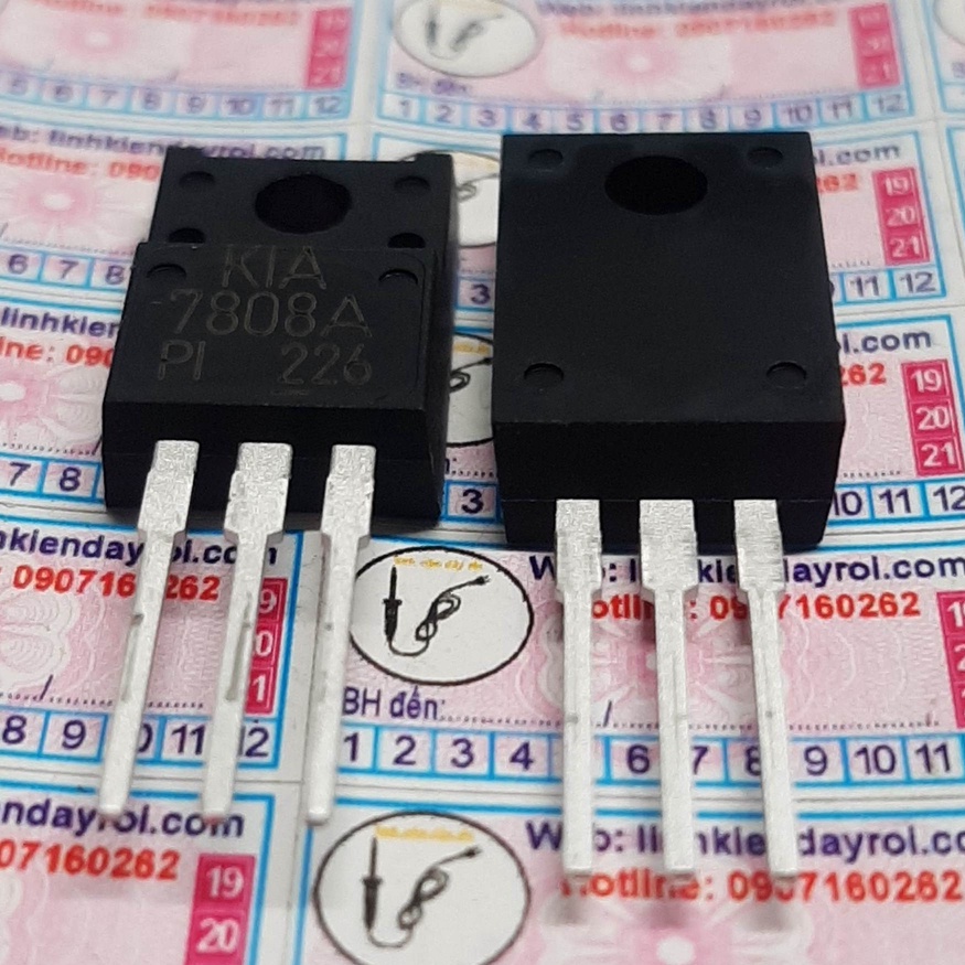 Linh kiện điện tử KIA7808A 7808 7808A TO-220F IC ổn áp 8V