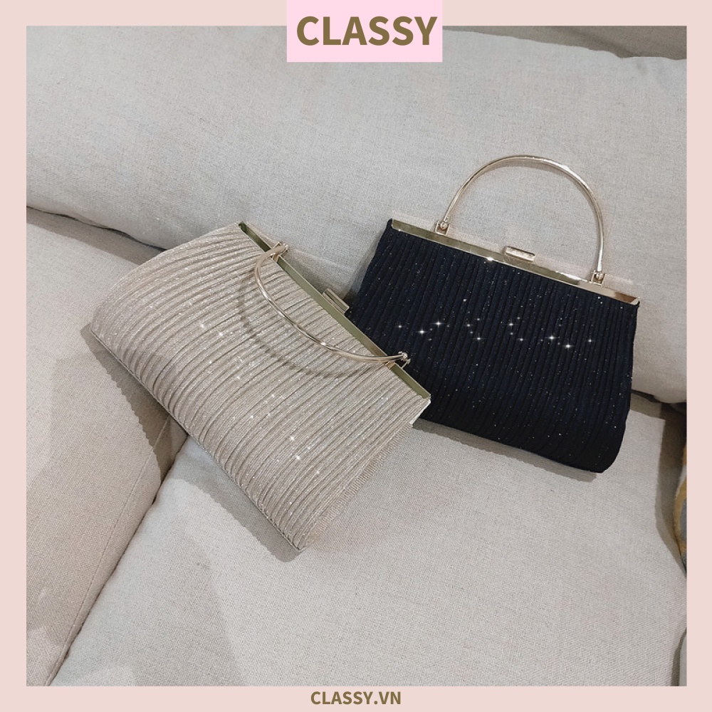 Túi xách Clutch nữ Classy Túi xách tay nữ đính hạt lắp lánh sang trọng phù hợp đi tiệc đi chơi T1179