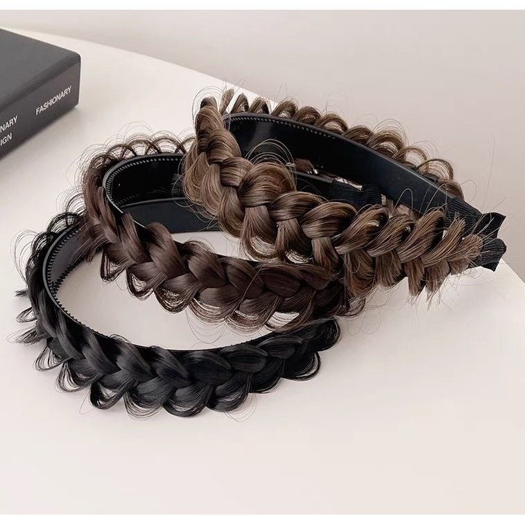 Cài Tóc Giả Thắt Bím Xương Cá Thời Trang Hàn Quốc Mới Cho Nữ