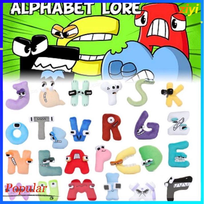 🔥CÓ SẴN🔥Bộ 26 Alphabet Lore Thú Bảng chữ cái tiếng việt Gấu bông, Nhồi Bông Alphabets Alphabet Lore, Gấu bông chữ cái gỗ nổi chữ và số cho bé làm quen với chữ cái và số