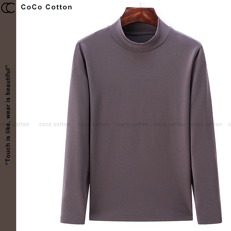 Áo giữ nhiệt nam dài tay thu đông COCOCOTTON CC15