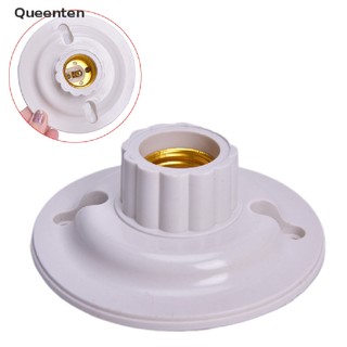 Queenten E27 Giá đỡ bóng đèn LED Ổ cắm tròn E27 Đế đèn Ổ cắm vít QT