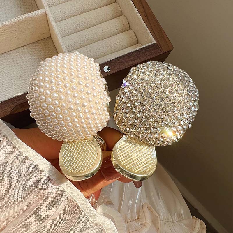 Kẹp Tóc Đính Đá Và Ngọc Trai Thời Trang Cho Nữ