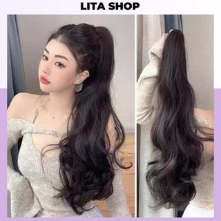 Tóc giả ngoạm xoăn dài