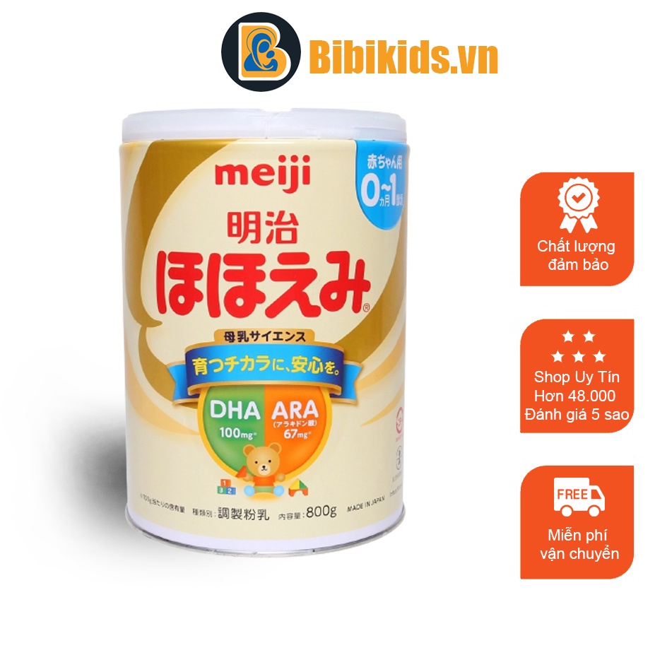Sữa Meiji, Morinaga nội địa Nhật số 0 và số 1-3 (800g)
